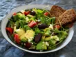 Fresh salad with vegetables supporting thyroid health